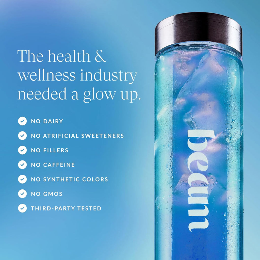 Beam Glow, Hormone Balance for Women, Cortisol Support for Women, Thyroid Support Powder with Selenium, Bromelain and Chasteberry, PMS Relief, Hair Skin & Nails, Health and Wellness Gift, 15 Servings