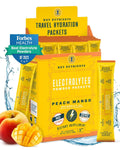 KEY NUTRIENTS Electrolytes Powder Packets - Tropical Peach Mango 20 Pack Hydration Packets - Travel Hydration Powder - No Sugar, No Calories, Gluten Free - Made in USA - Peach Mango