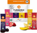 ZYN Electrolyte Drink Mix Hydration Packets, Electrolytes Powder, Hydration Packets w/Turmeric Curcumin, Vitamin C and D, Zinc, Hydrate Electrolyte Powder Packets for Wellness, Variety Pack of 24