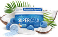 Supercalm Powdered Drink Mix, Blue Coconut, L Theanine, Ksm-66 Ashwagandha, Magnesium Glycinate, Vitamin D 3, Supplements for Relaxation & Focus, No Sugar, Non GMO, On The Go, 30 Srvgs