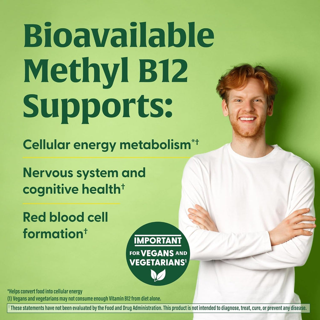 MegaFood Vitamin B12 Energy Gummies - Vegan - With Methyl B12 Vitamins to Support Cellular Energy Production - Cranberry - Daily Vitamin B12 Supplement - USDA Organic - 70 Gummies, 35 Servings