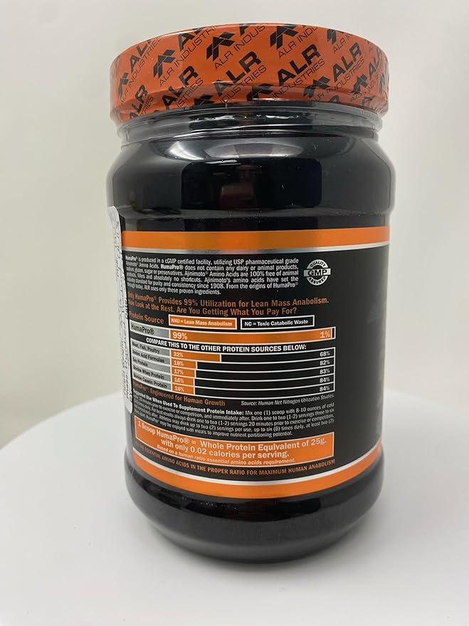 Humapro | Amino Acids Protein Matrix for Humans | 99% Utilization for Lean Muscle | Vegan, Gluten Free | 334g / 45 Servings (Apple Pear)