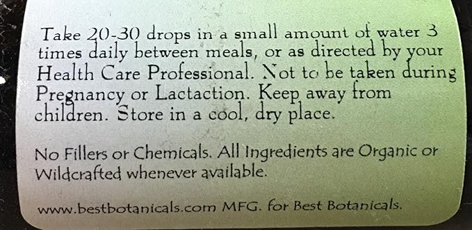 Best Botanicals Chaparral Leaf Extract 1 oz.