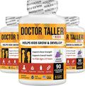 Doctor Taller Kids - Kids Multivitamins, Toddler Vitamins - Support Bone Strength, Enhanced Immunity with Calcium, Multivitamins for Ages 2 to 9 - Grape Flavor - 90 Vegan Chewable Tablets | 3 Pack