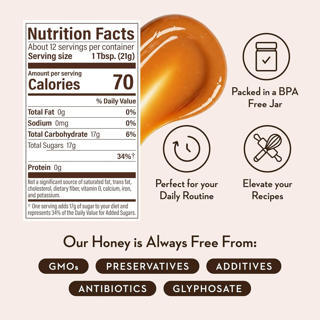 Wedderspoon Raw Premium Manuka Honey, 50+ MGO, 8.8 Oz, Unpasteurized New Zealand Honey, From Our Hives to Your Home