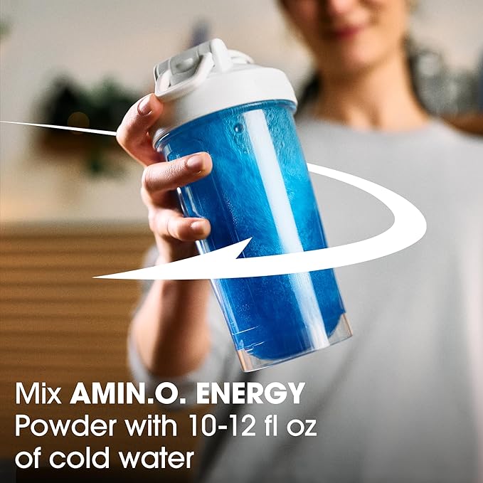 Optimum Nutrition Amino Energy - Pre Workout with Green Tea, BCAA, Amino Acids, Keto Friendly, Green Coffee Extract, Energy Powder - Blue Raspberry, 65 Servings (Packaging May Vary)