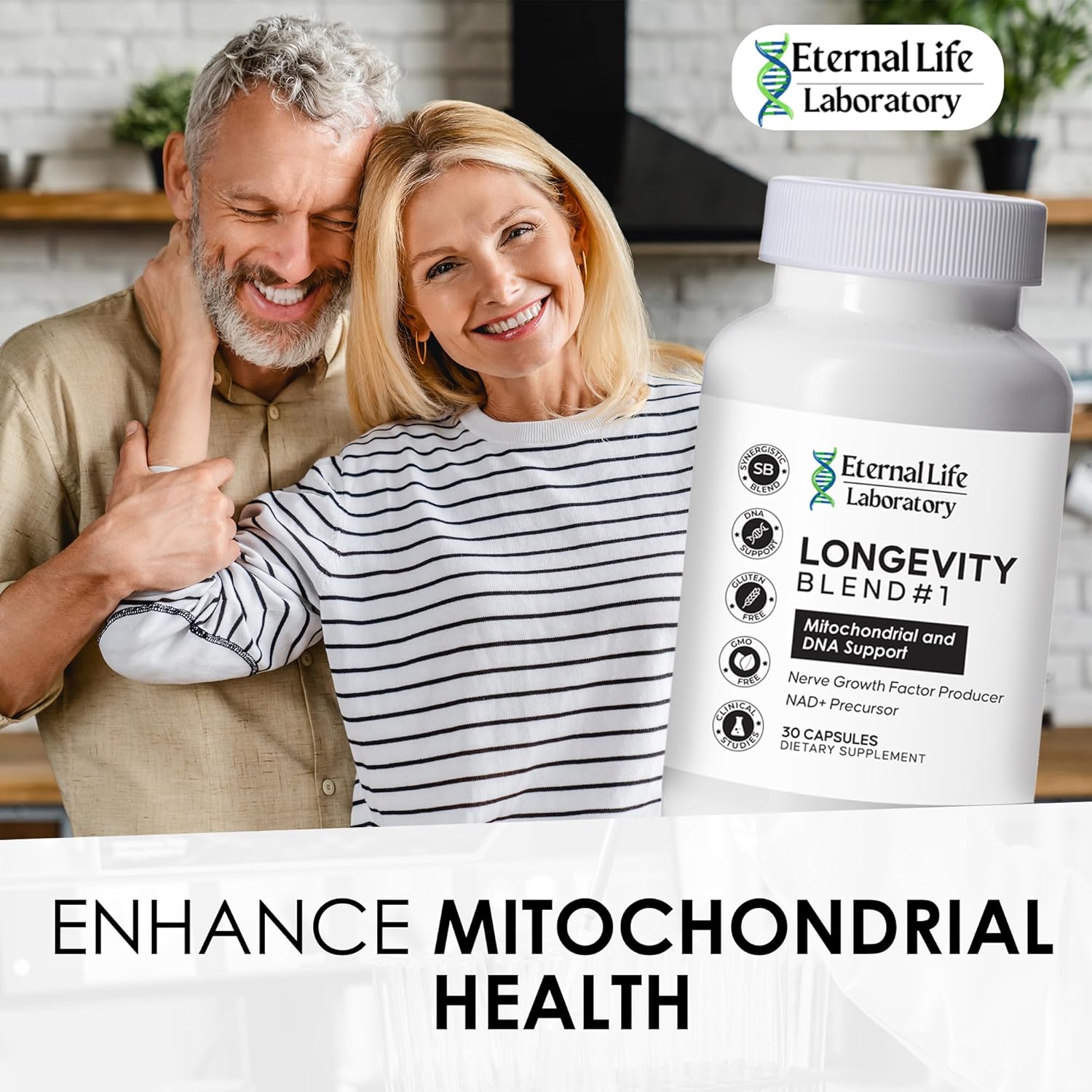 NAD+ Supplement with CoQ10 200mg, PQQ, Nicotinamide Riboside, Shilajit for Anti Aging Skin & Cell Vitality Longevity Blend #1 Made with Himalayan Shilajit and NAD - 30 Veggie Capsules
