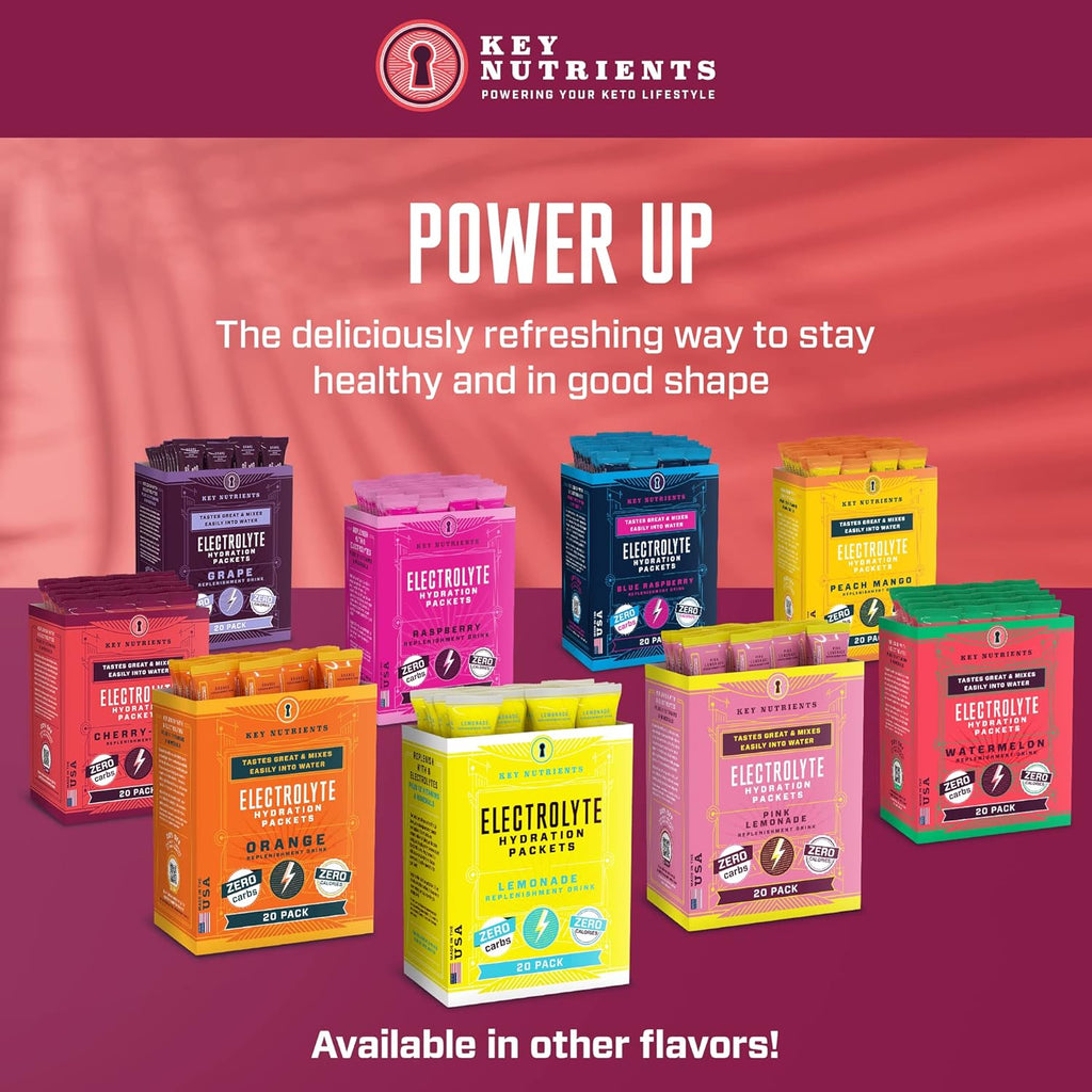 KEY NUTRIENTS Electrolytes Cherry Pom 20's
