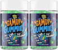 Energy and Focus Gummies - Natural Caffeine Nootropics Supplement - Brain, Eye, and Bone Complex - Sugar-Free Peppermint - for Gamers, Workers, and Active Lifestyles - 120 Gummies