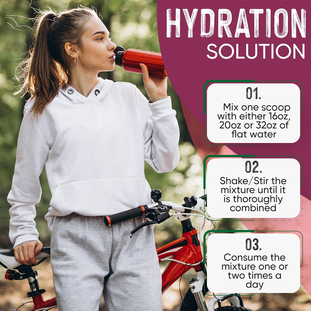 PowderVitamin Electrolytes Powder Plus (20 Servings) Grape Electrolyte Powder Zero Calorie Keto,0 Sugar, No Maltodextrin,1000mg Potassium,120mg Calcium,120mg Magnesium, Pink Himalayan Salt