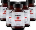 Ultra Liver Supplement for Liver Support and Gallbladder Support - Powered by TMG, NAC Milk Thistle, and More - Liver Cleanse Detox & Repair - 60 Capsules - 5 Pack