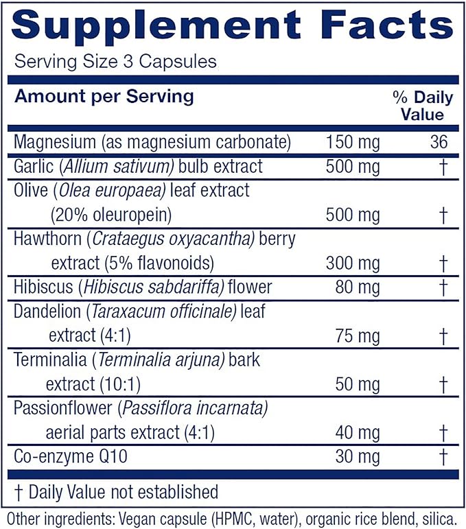 Vitanica VasoBlend, Cardiovascular Support, Vegan, 90 Capsules