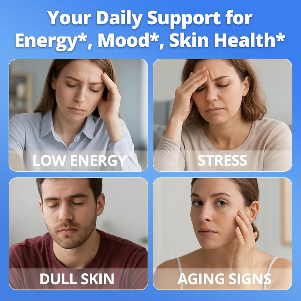 Superfruit Longevity Mix, 36 in 1, Magnesium Glycinate, Mushrooms, Nicotinamide Riboside – Calm, Skin & Anti-Aging Support | Probiotics, 15 Fruits | No Sugar Added, Vegan, Gluten Free, 30 servings