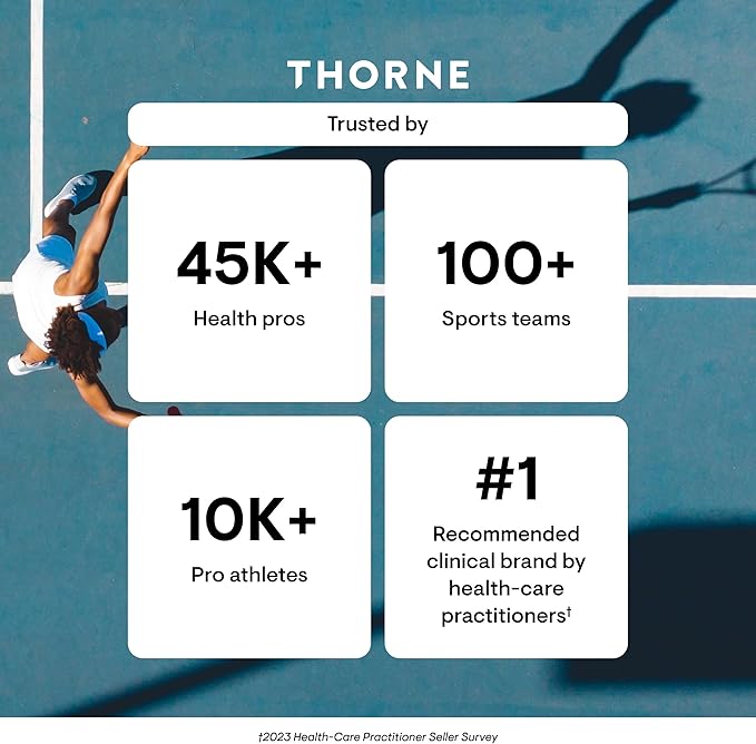 THORNE - Basic Nutrients 2/Day - Comprehensive Daily Multivitamin with Optimal Bioavailability - Vitamin and Mineral Formula - Gluten, Dairy & Soy-Free - 120 Capsules - 60 Servings