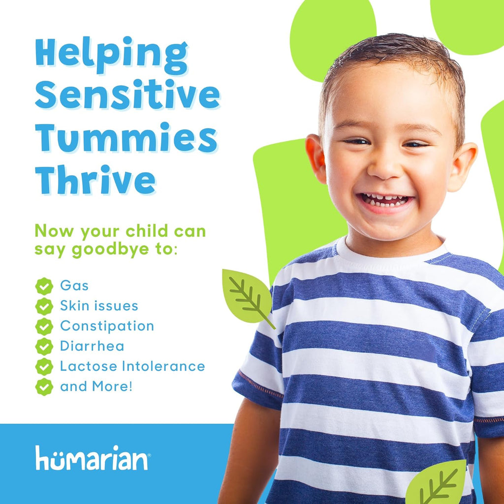 Probonix Humarian Liquid Probiotics for Kids Aged 1-9 Years Old - Superior 8-Strain Probiotic Drops to Fortify Gut Health, Immunity and More - 30-Day Supply - Tasty Grape Flavor