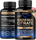Magnesium Citrate Capsules 1000mg | High Absorption Supplement - Sleep, Muscle & Heart Support - Vegan | Non-GMO - Made in USA - As Powder | Pills | Tablets - 240 Capsules, 4 Month Supply
