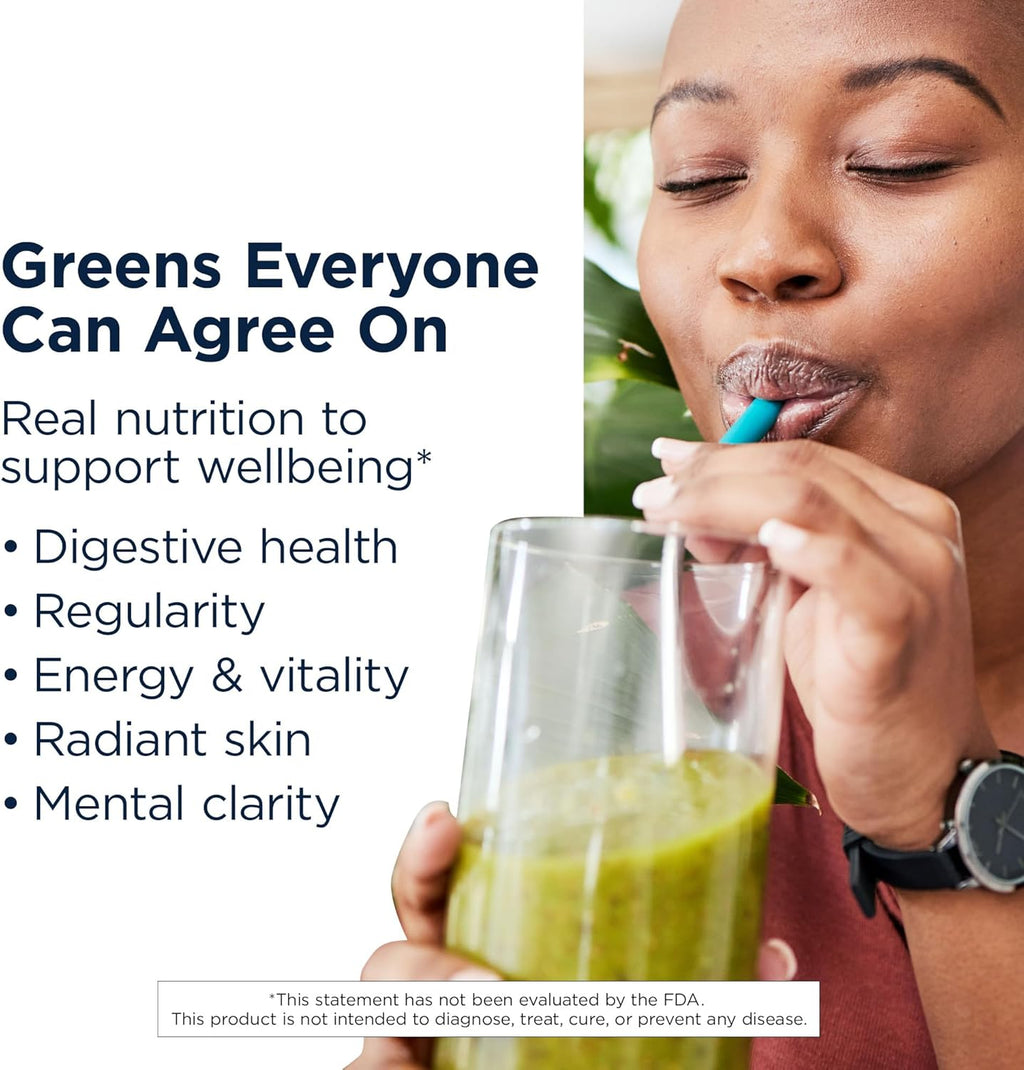 Designs for Health EssentiaGreens and Reds (Unflavored, 30 Servings), Vegan Superfood Powder with Spirulina, Kale, Apple & More, for Daily Nutrition and Digestive Health