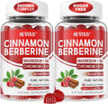Ceylon Cinnamon Berberine Gummies 2000mg Sugar Free, Organic Berberine HCI Supplement with Ceylon Cinnamon, Bitter Melon, Green Tea, Chromium, Magnesium Glycinate & Methyl B12 for Women & Men, 120ct