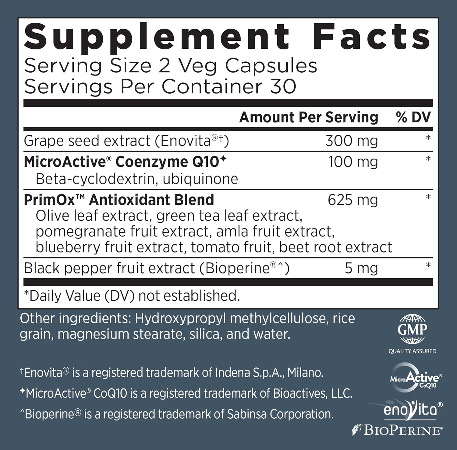 Primal Health CardioRelax AO - Coenzyme Q10 Formula, Bioperine + Olive Leaf Extract - 60 Capsules