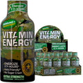 Vitamin Energy Immune+ Extra Strength Energy Shot Army Orange 12 Pack, 260mg Natural Caffeine, B-Vitamins, Citicoline, Green Tea, Immunity & Focus Support, Zero Sugar, Gluten-Free 1.93 fl oz