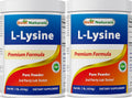Best Naturals Lysine Powder, 1 Pound - 100% Pure (1 LB (Pack of 2))