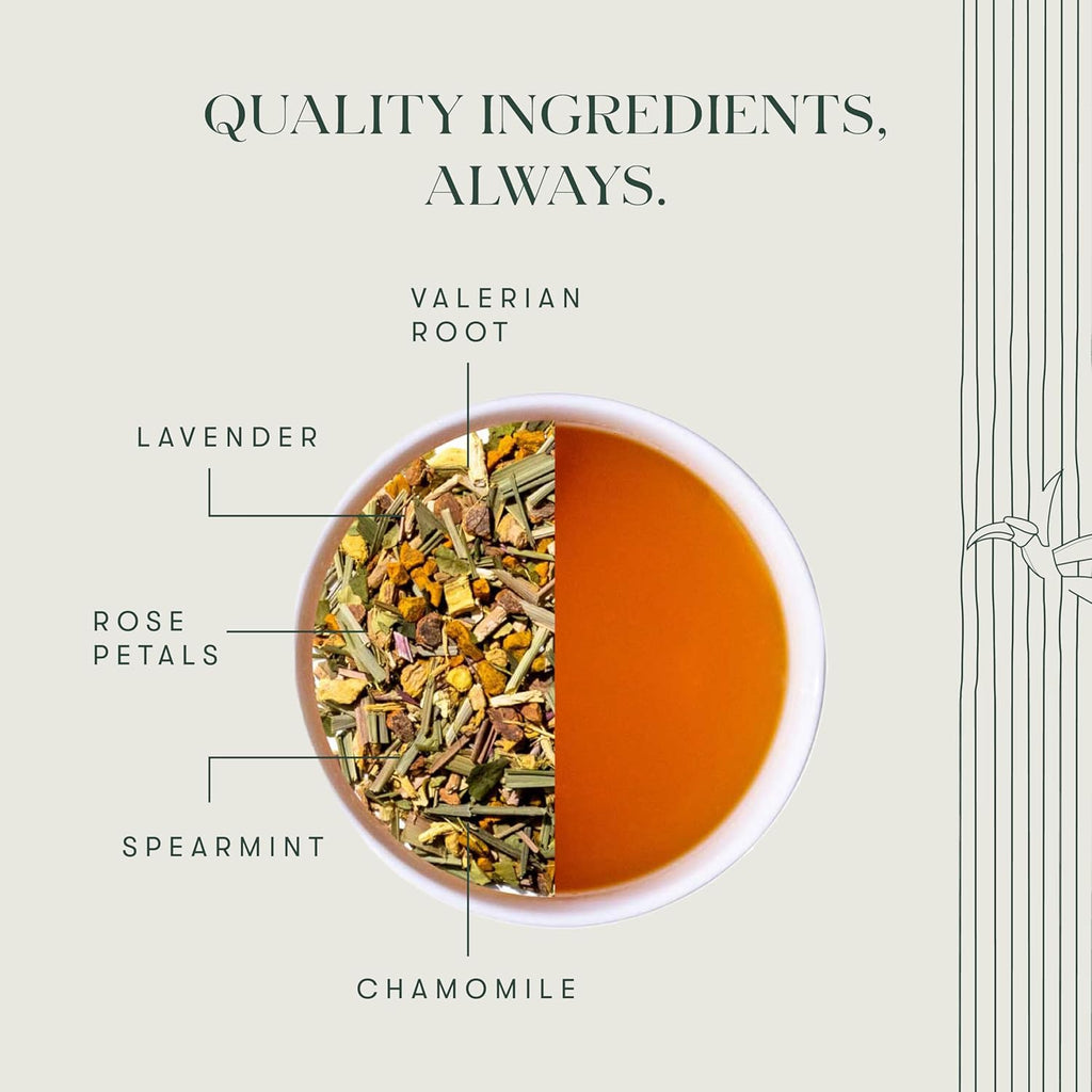 Luxmi Estates Astounding Ashwagandha Tea, 50 Tea Bags, with Ashwagandha, Turmeric, Ginger, Lemongrass & More, for Stress Relief, Calming, and Relaxing