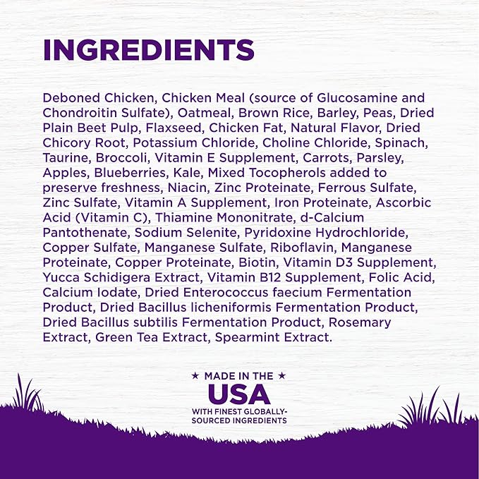 Wellness Complete Health Dry Dog Food, Wholesome Grains, Natural, Healthy Weight Chicken & Peas Recipe, (5-Pound Bag)