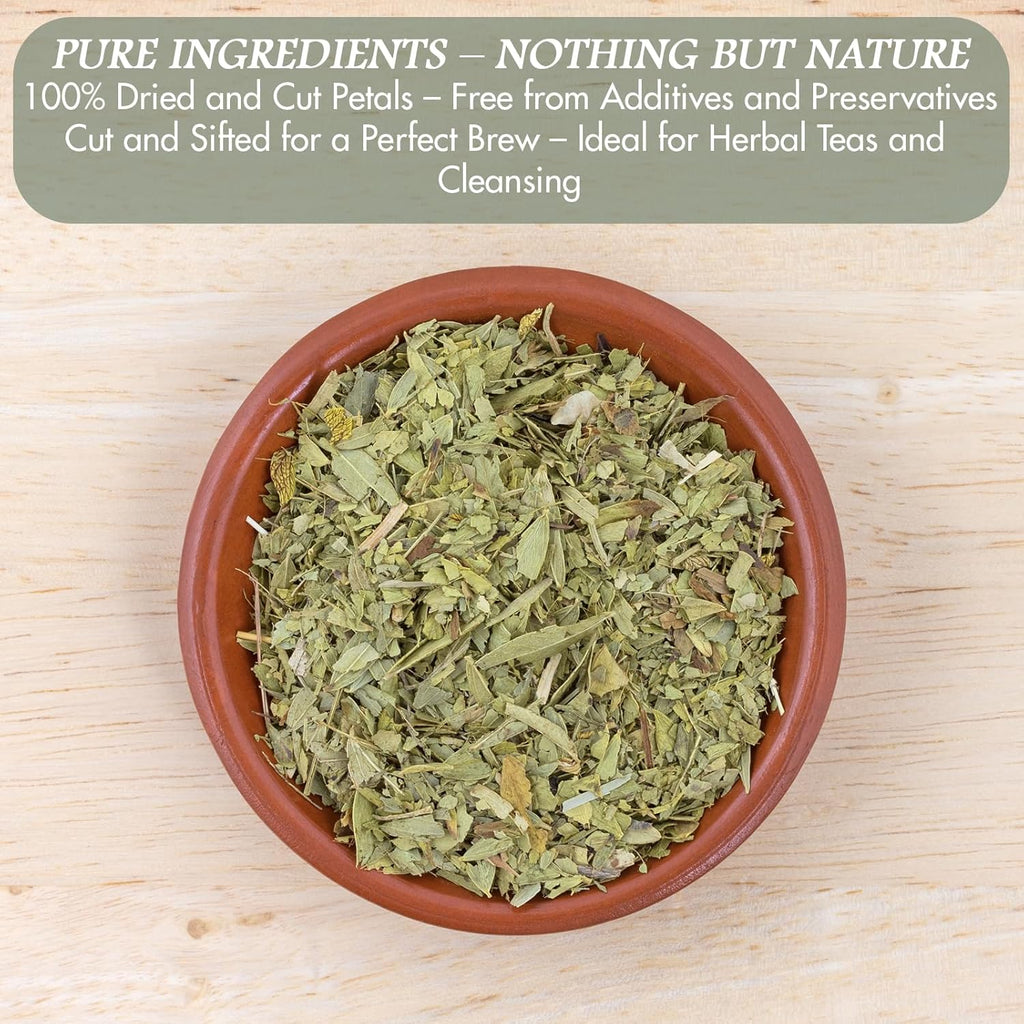 Cure Wid Pure Certified Organic Dried Senna Leaves 4oz Resealable Pack - Non-GMO Organic Senna Tea For Constipation Relief - Senna Leaf Tea To Support Digestion & Regulate Bowel Movements Hojas De Sen