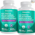 22-in-1 Liver Support Capsules – Supplement with Milk Thistle, NAC, Electrolytes & BioPerine Supplement – Smart Dose for Your Natural Filtration & Daily Hydration – 90 Vegan Capsules (Pack of 2)