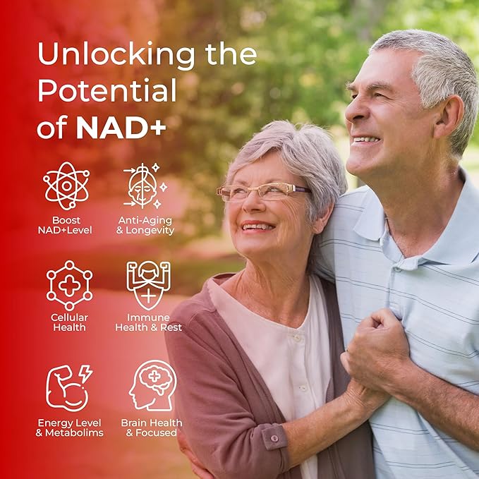 NAD+ Liquid Drops – with Resveratrol, Quercetin, Niacin & TMG – 10-in-1 Nutrient Support Formula for Cellular Energy & Wellness – Mixed Berry Flavor – 2 fl oz