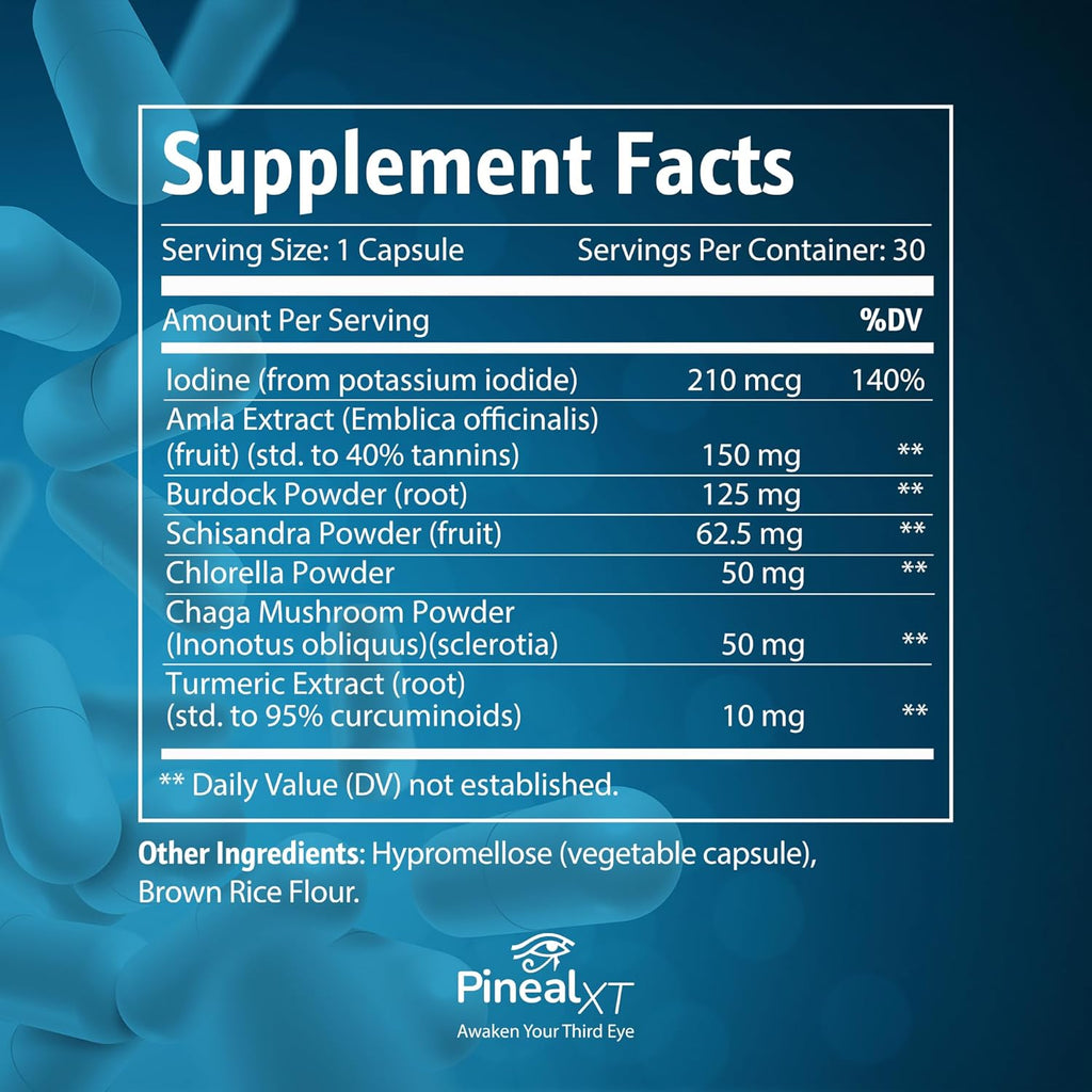 Pineal XT Gold - Pineal Gland Supplement - Third Eye Awakening - Focus and Memory Supplement for Brain - 7 Powerful Ingredients Decalcify, Detox, and Activate Your Pineal Gland, 2 Pack