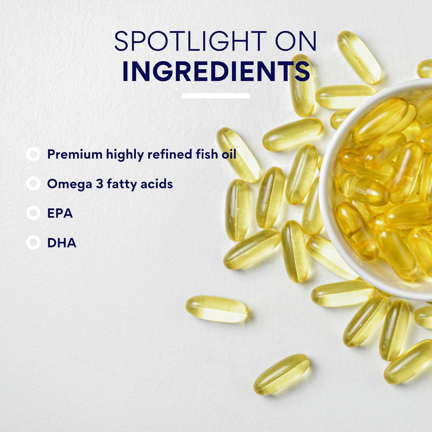 Research Verified Omega 3-1800mg Omega 3 Fish Oil - High 900mg EPA + 600mg DHA - No Aftertaste - 60 Softgel Capsules - 3 Bottles