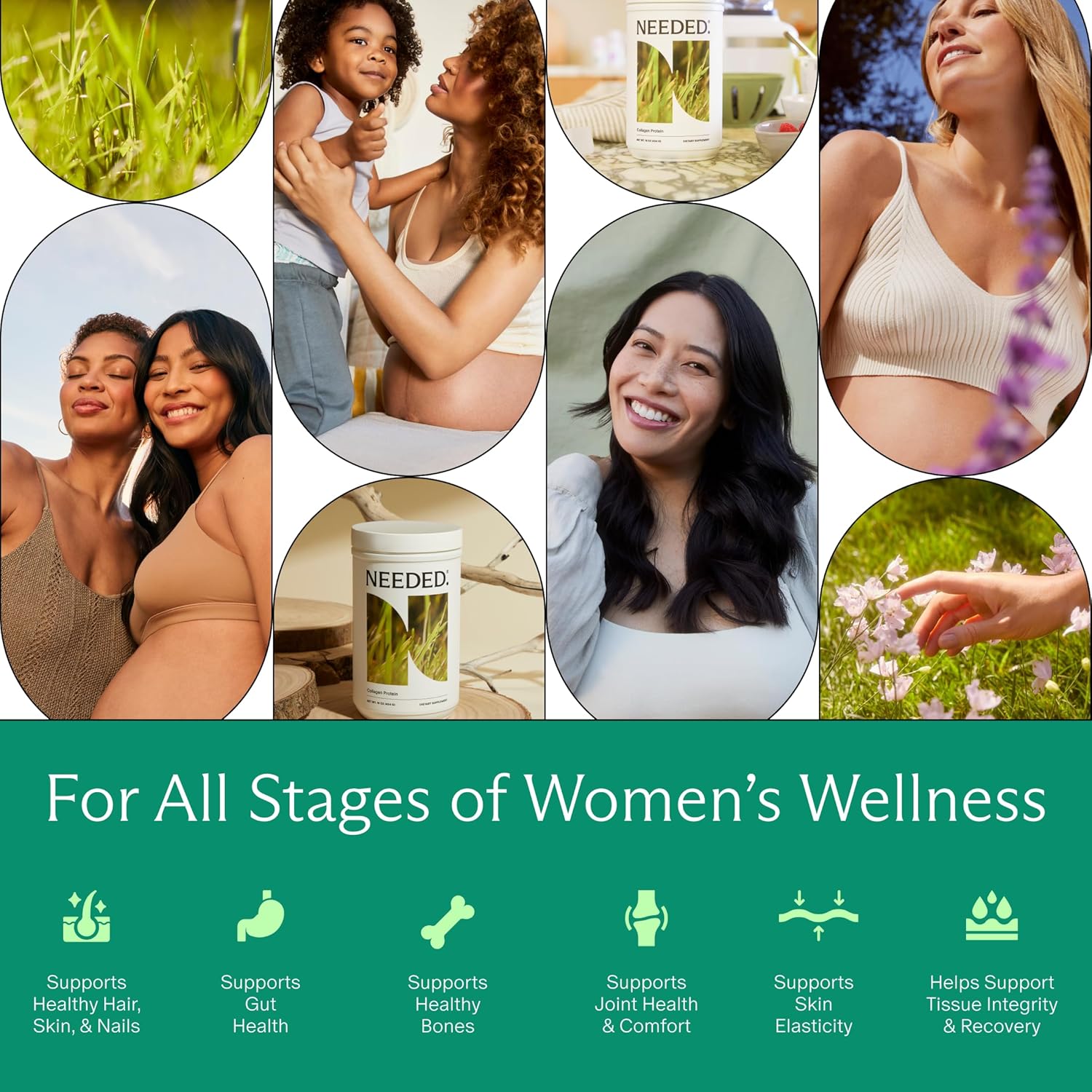 Needed. Prenatal Multivitamin with Citrus Scent Insert - Complete Prenatal Multi for Before, During, & After Pregnancy - 26 Optimal Nutrients Including Choline, Vitamin B, & Folate - 30 Day Supply