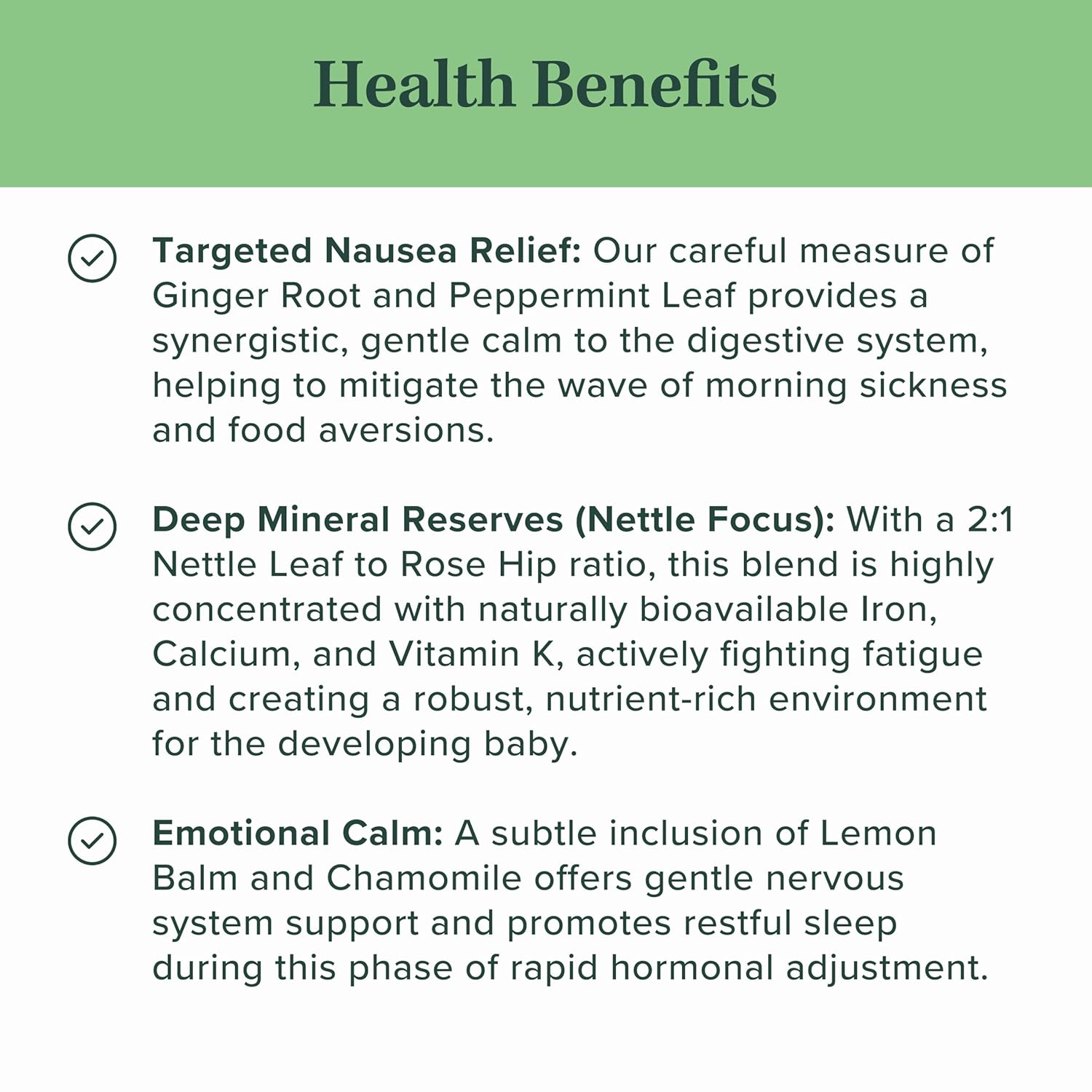 Jade Tea - Organic First Trimester Tea - Nurturing Pregnancy Tea | First Bloom | Gentle Morning Sickness Relief & Foundational Prenatal Nutrition | Caffeine-Free | Made In USA (Cinnamon)