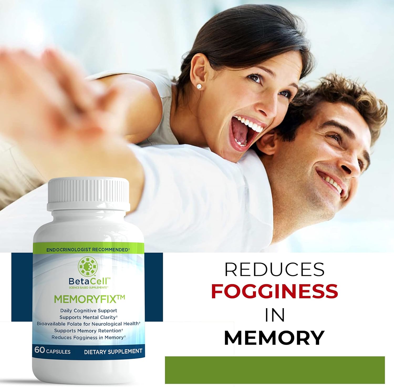 Memoryfix Brain Supplement - 60 Brain Booster Capsules