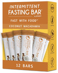 Prolon Fasting Bars | 5g Protein, 7g Fiber | Keto-Friendly, Gluten-Free, Dairy-Free, Plant-Based | Nutrition for Intermittent Fasting | Formulated to Not Break Your Fast | Coconut Macadamia Nut (12 Count)
