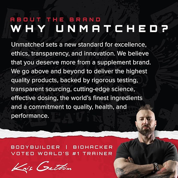 Unmatched CreGAAtine Optimized Creatine | Creatine Monohydrate + GAA (Guanidinoacetic Acid) | Muscle Build, Strength, Recovery | 180 Capsules, 60 Servings (Unflavored)