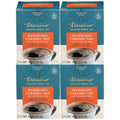 Teeccino Dandelion Caramel Nut Tea - Caffeine Free, Roasted Herbal Tea with Prebiotics, 3x More Herbs than Regular Tea Bags, Gluten Free - 10 Tea Bags (Pack of 4)