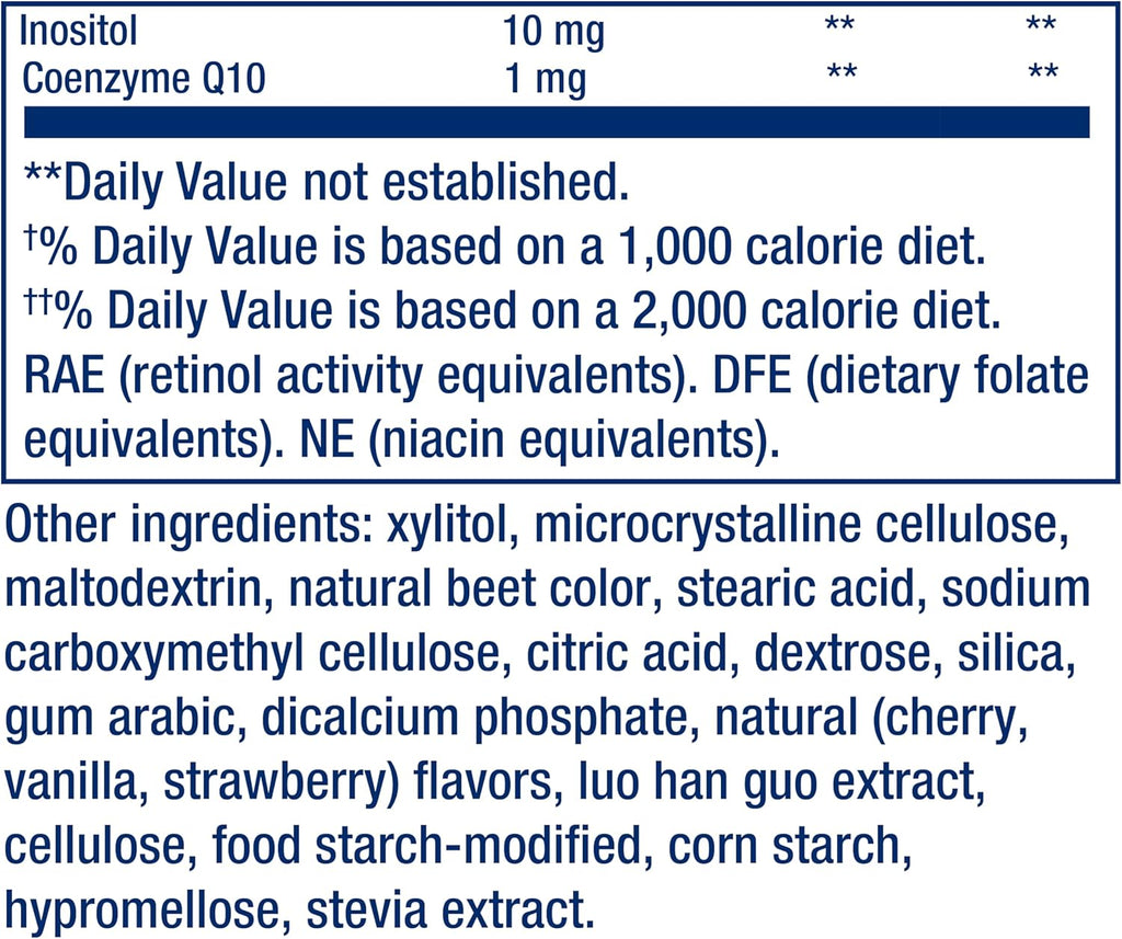 Life Extension Children's Formula Mix™, multivitamin for Kids, 18 Essential Vitamins and Minerals, Berry Flavored with no Added Sucrose, Gluten-Free, Non-GMO, 120 chewable Tablets