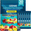 Electrolytes Powder Packets, 30 Sticks Sugar Free Hydration Packets, Electrolyte Drink Mix Travel Electrolyte Packets for Rapid Hydration, 6 Flavors