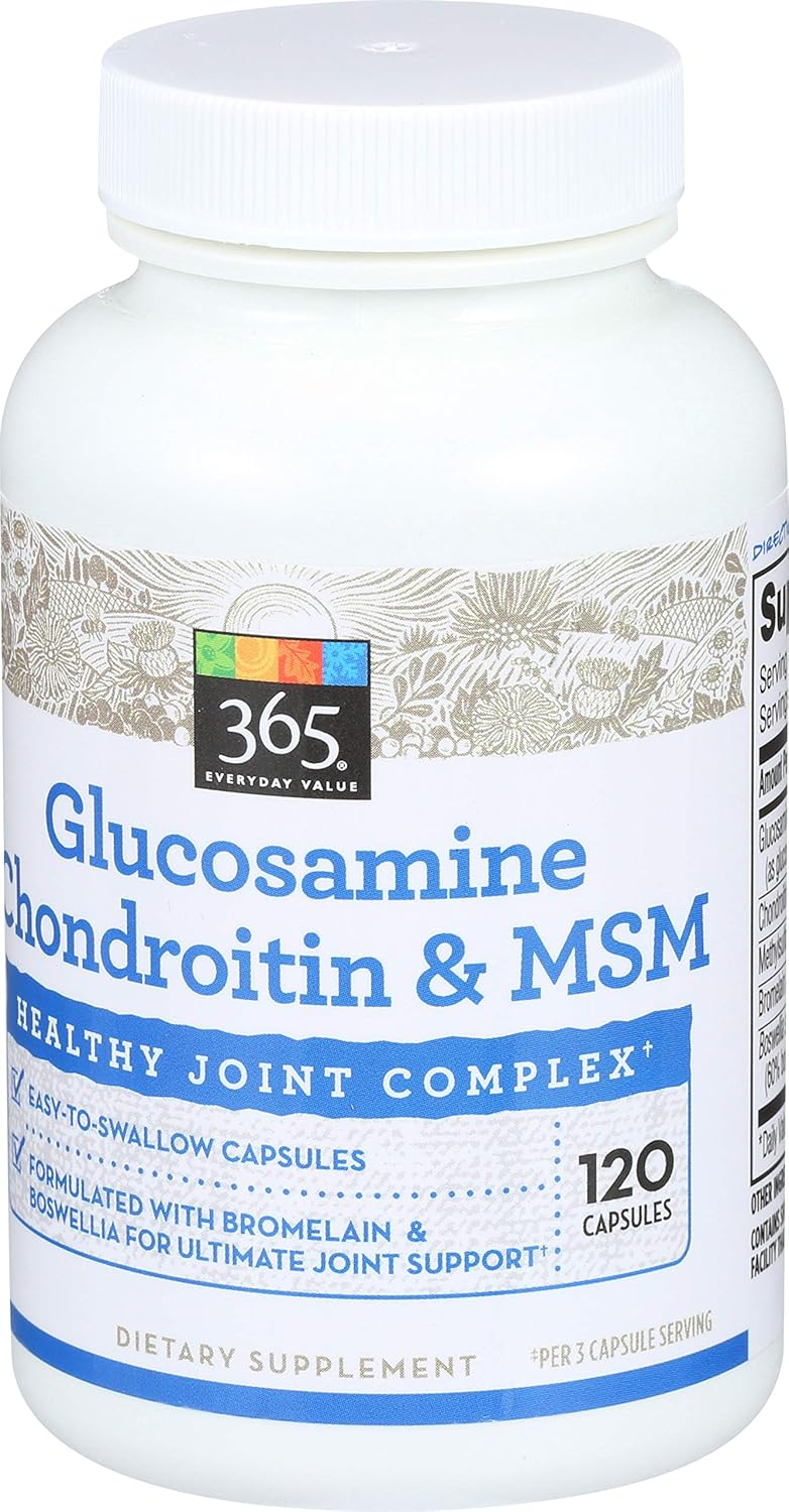 365 by Whole Foods Market, Glucosamine Chondroitin & MSM, 120 ct