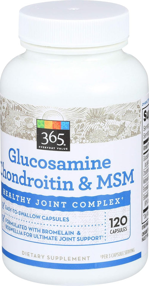 365 by Whole Foods Market, Glucosamine Chondroitin & MSM, 120 ct