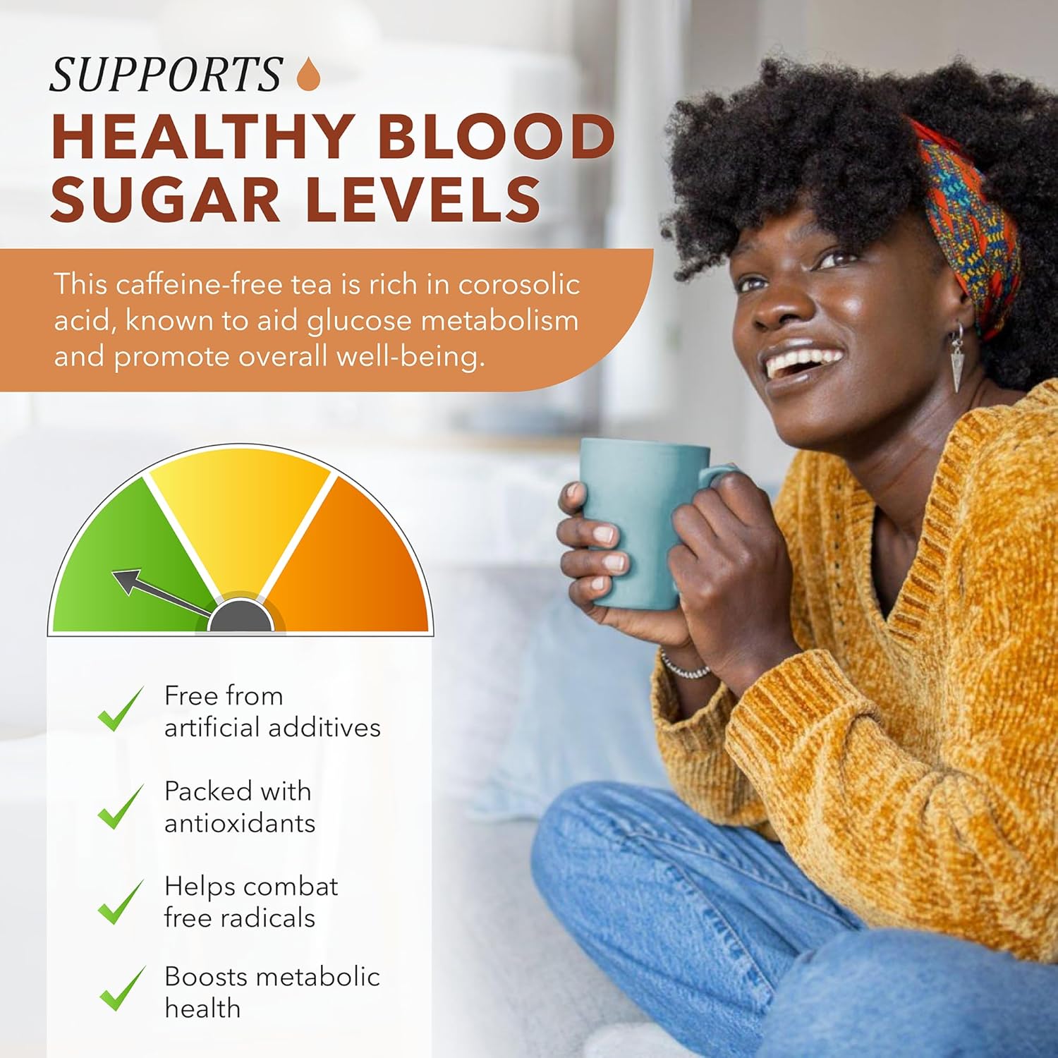 True Vine Insulin Plant Tea (USDA Organic) — Herbal Organic Tea Bags for Blood Sugar Support, Digestive Wellness & Metabolic Balance — 100% Natural, Caffeine-Free, No Additives – 31 Sachets (4g Each)