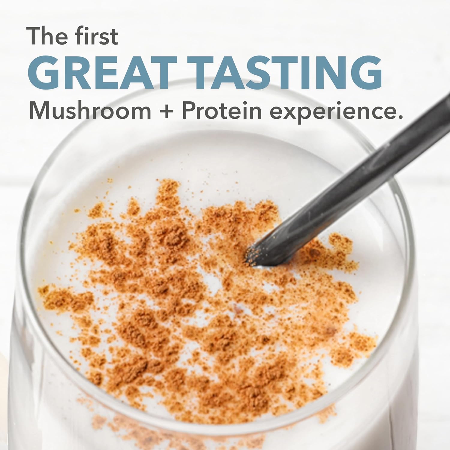 Plantfusion Mushroom Protein Powder - 3 in 1 Vegan Protein Powder, Mushroom Supplement, and Adaptogen Supplement - Support Mental Focus, Immunity, and Recovery - Vanilla 1lb