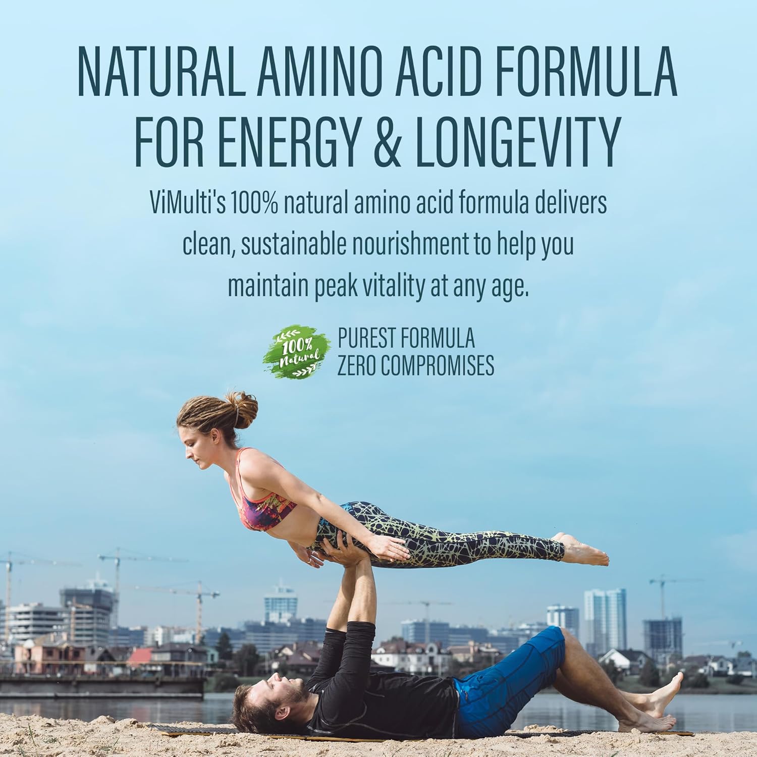 Anti-Aging Natural Amino Acids Supplement for Women & Men – Supports Immune Health, Energy, Smoother Skin Tone, & Restorative Sleep, Anti-Aging Supplement Pills for Longevity, 60 Capsules