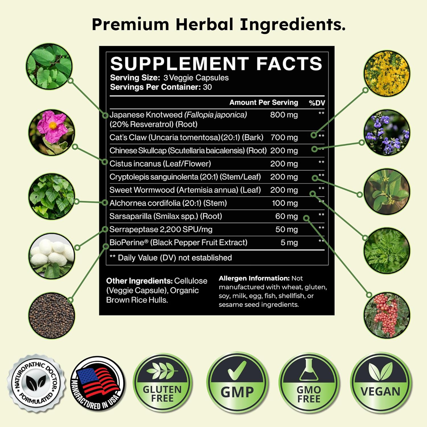 Zenmen Pre-Testing Complete Bundle - Helps Balance Your System Before Testing - 3 Tick Immune Support + 2 Monolaurin Capsules