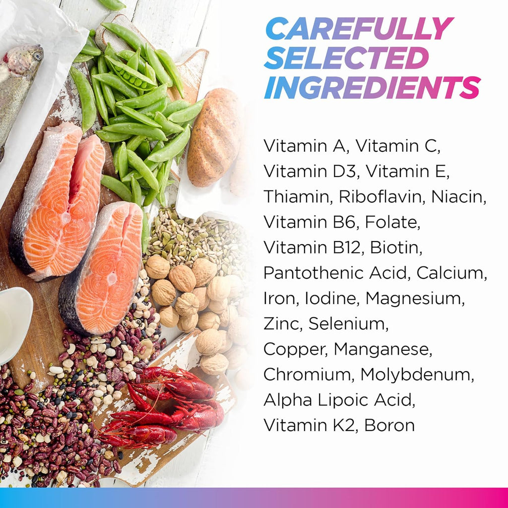 Livingood Daily Methylated Multivitamin for Women and Men, Multi Vitamin Supplement with Alpha Lipoic Acid, B Vitamins, Iron, Zinc and Selenium, Energy, Metabolism and Immune Support, 60 Capsules