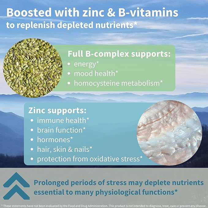 Igennus High Strength Ashwagandha, Magnesium, & L-Theanine Stress Relief Complex, KSM-66 Root Extract Adaptogens, Boosted with Methylfolate, Zinc & Biotin Clean Label, 60 Fast Acting Capsules