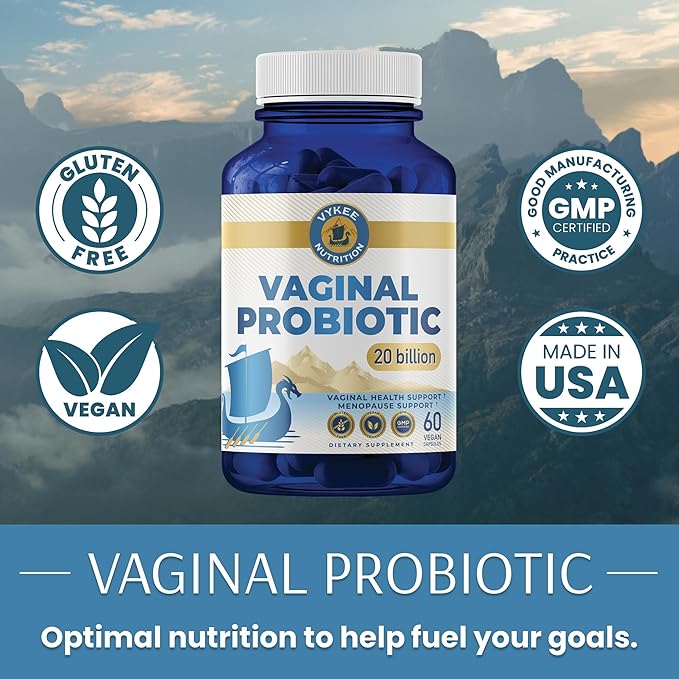 Vykee Nutrition Women’s Vaginal Probiotic – 20B CFU + Cranberry & D-Mannose | Urinary & pH Balance, Feminine Health & Immune Support | Daily Probiotic for Women’s Wellness