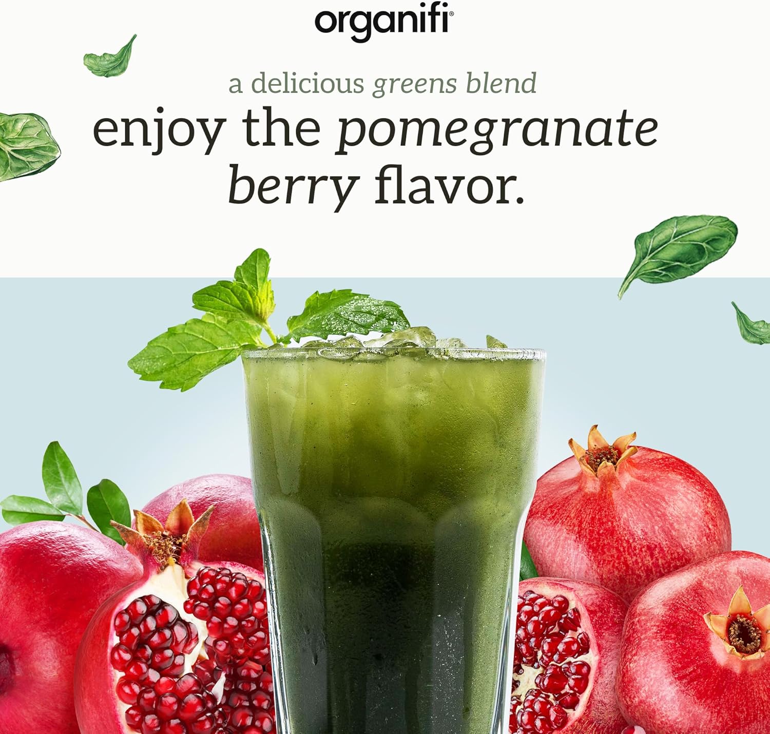 Organifi Daily Greens - Everyday Nutrition and Support - Greens Powder for Energy, Digestion, and Immunity, 30 Servings